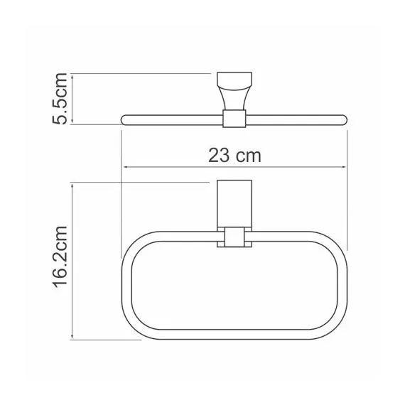 Держатель  полотенец  WasserKRAFT Leine  K-5060