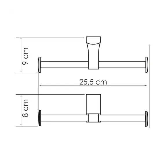 Держатель  туалетной бумаги WasserKRAFT Leine K-5000 K-5096D
