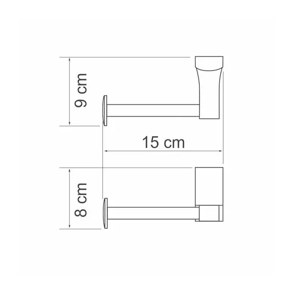 Держатель  туалетной бумаги WasserKRAFT Leine K-5000 K-5096