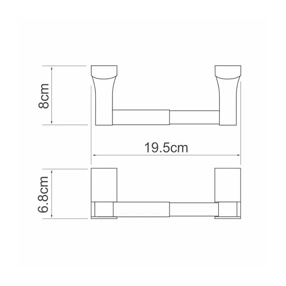 Держатель  туалетной бумаги WasserKRAFT Exter K-5200 K-5222