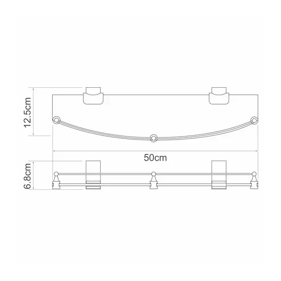 Полка WasserKRAFT Exter K-5200 K-5244