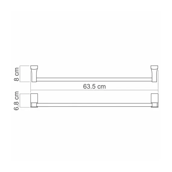 Держатель полотенец WasserKRAFT Exter K-5200 K-5230