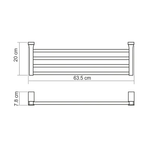 Полка WasserKRAFT Lopau K-6000 K-6011