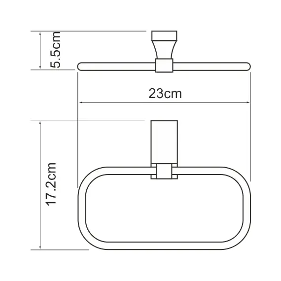 Держатель  полотенец  WasserKRAFT Lopau  K-6060