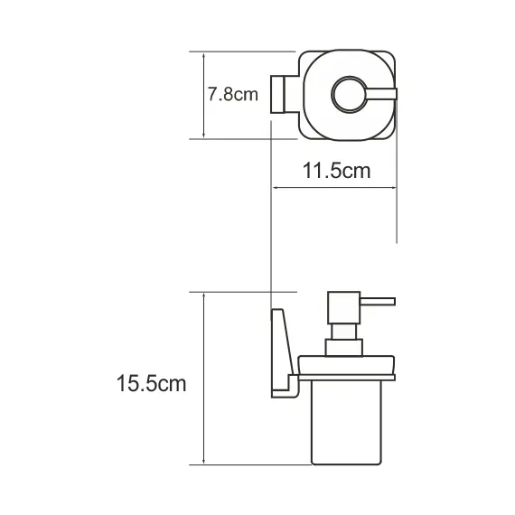 Дозатор для жидкого мыла WasserKRAFT  Lopau K-6000 K-6099