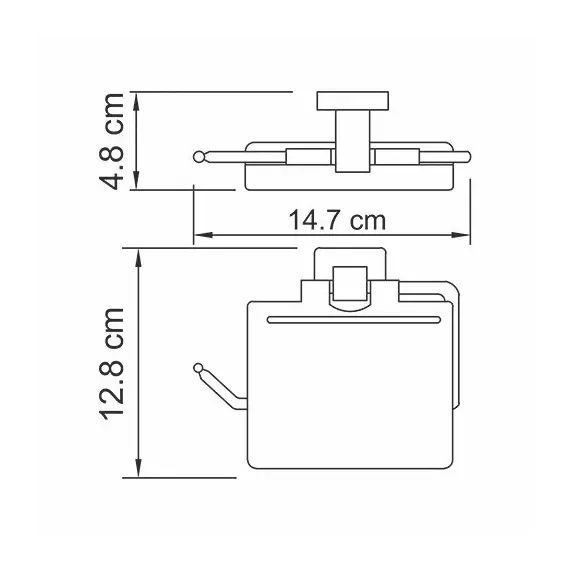 Держатель туалетной бумаги WasserKRAFT Lippe K-6500 K-6525