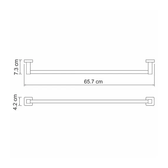 Держатель полотенец  WasserKRAFT Lippe K-6500 K-6530