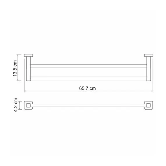 Держатель полотенец  WasserKRAFT Lippe K-6500 K-6540
