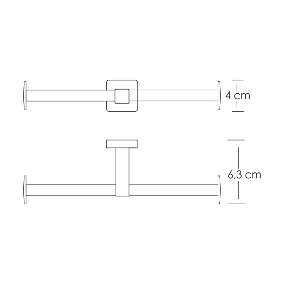 Держатель туалетной бумаги WasserKRAFT Lippe K-6500 K-6596D