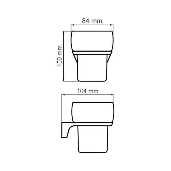 Подстаканник WasserKRAFT Glan K-5100 K-5128