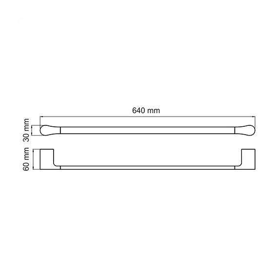 Держатель полотенец WasserKRAFT Glan K-5100 K-5130