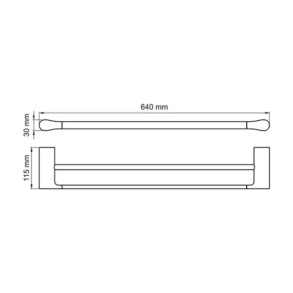 Держатель полотенец WasserKRAFT Glan K-5100 K-5140