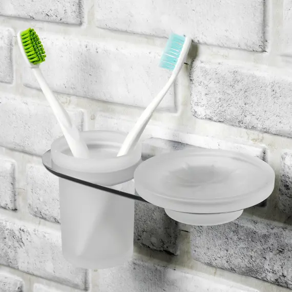 Держатель стакана и мыльницы WasserKRAFT Kammel  K-8326