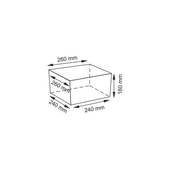 Плетеная корзина WasserKRAFT Alme WB-150