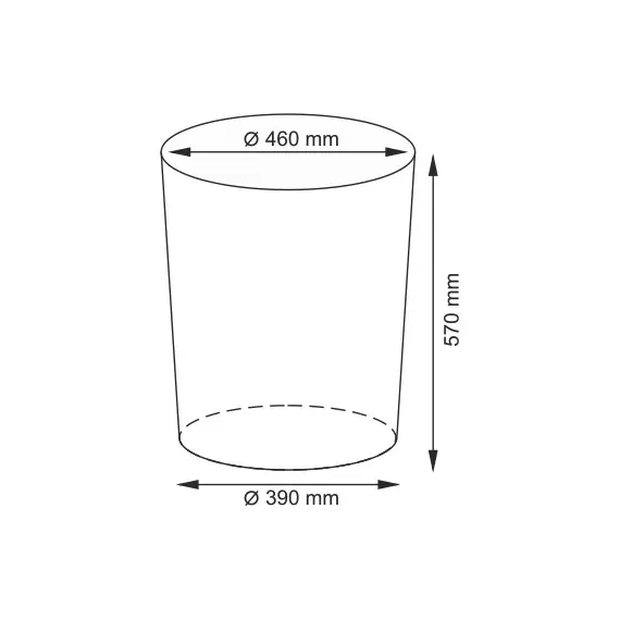 Плетеная корзина для белья с крышкой  WasserKRAFT Leine WB-350-L