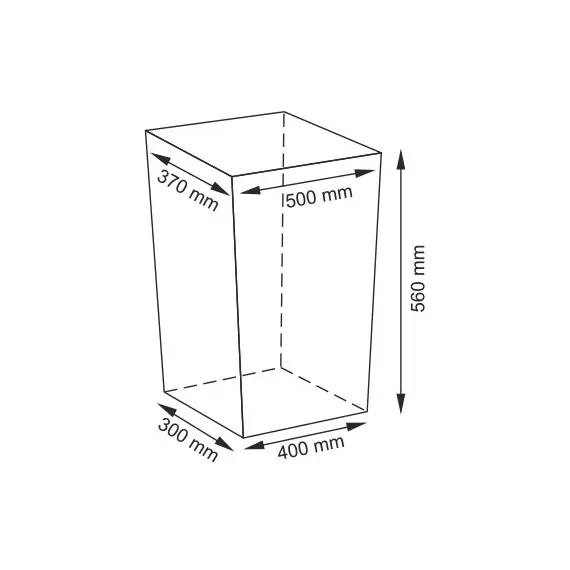 Плетеная корзина для белья с крышкой WasserKRAFT Lippe WB-450-L
