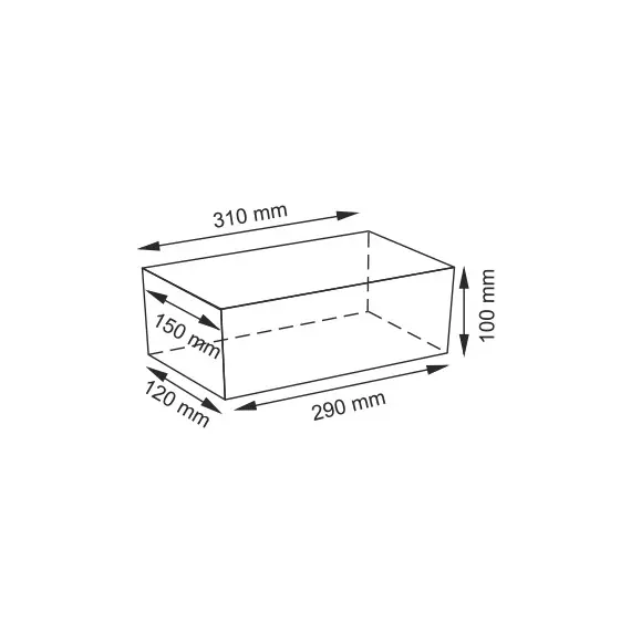 Плетеная корзина WasserKRAFT Lossa WB-120