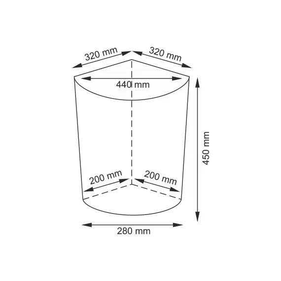 Плетеная корзина  для белья с крышкой WasserKRAFT Vils WB-560-M