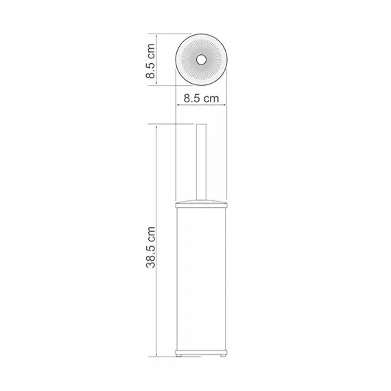 Щетка для унитаза напольная WasserKRAFT  K-1027WHITE