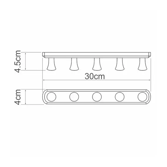 Вешалка WasserKRAFT  K-1075