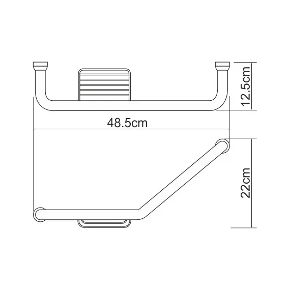 Поручень для ванны WasserKRAFT  K-1077Left