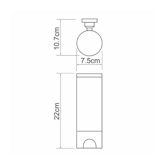 Диспенсер для ватных дисков WasserKRAFT  K-1079