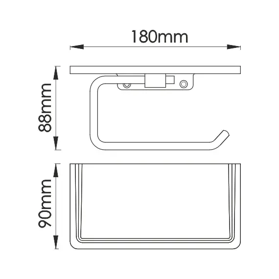 Держатель туалетной бумаги WasserKRAFT  K-1325