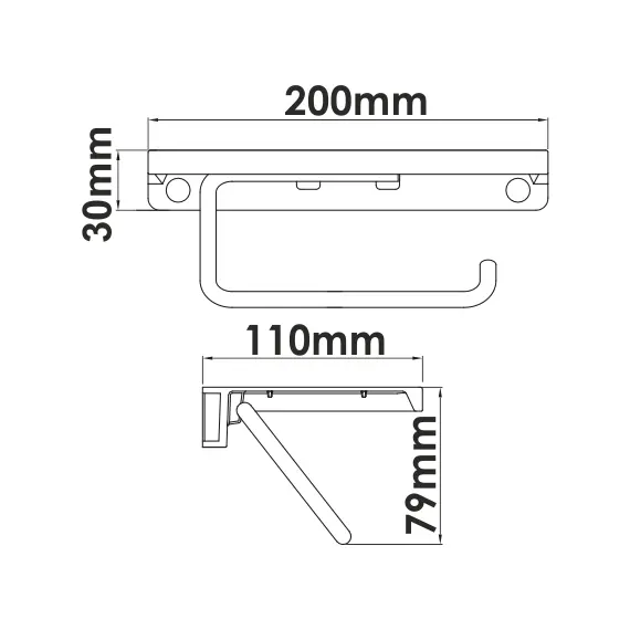 Держатель туалетной бумаги WasserKRAFT  K-1425 металл