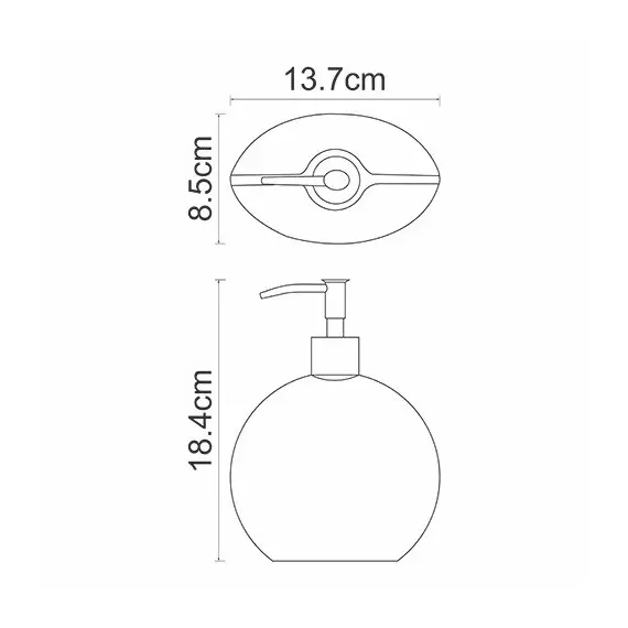 Дозатор  для жидкого мыла  WasserKRAFT  K-33399
