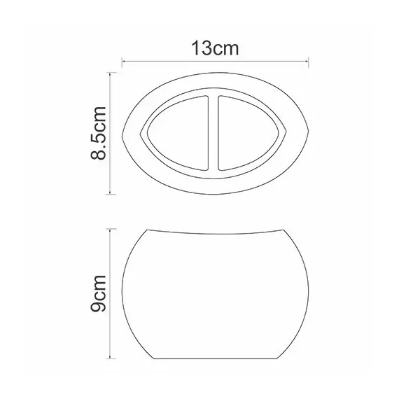 Стакан для зубных щеток WasserKRAFT  K-33328A