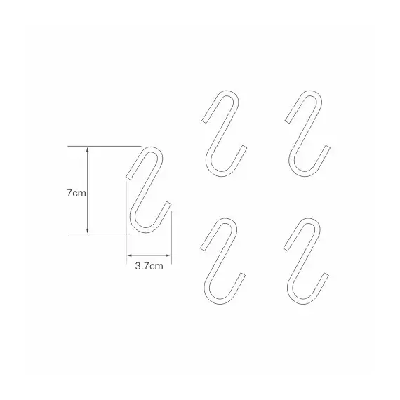 Комплект из 5 крючков WasserKRAFT  K-415