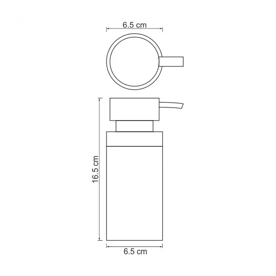 Дозатор  для жидкого мыла  WasserKRAFT K-4900 K-4999