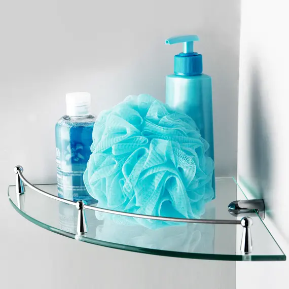 Полка стеклянная угловая WasserKRAFT  K-544