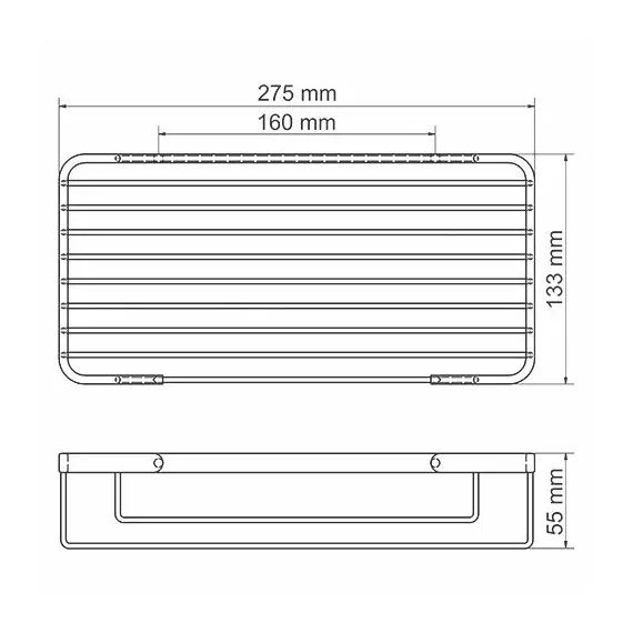 Полка металлическая WasserKRAFT  - K-722