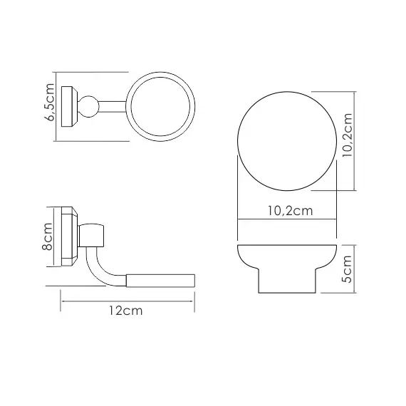 Мыльница WasserKRAFT  K-24129
