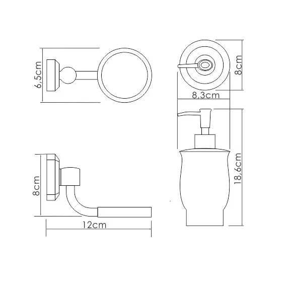 Дозатор для жидкого мыла WasserKRAFT  K-24199