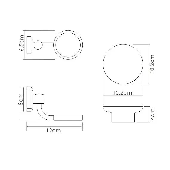 Мыльница WasserKRAFT  K-28129