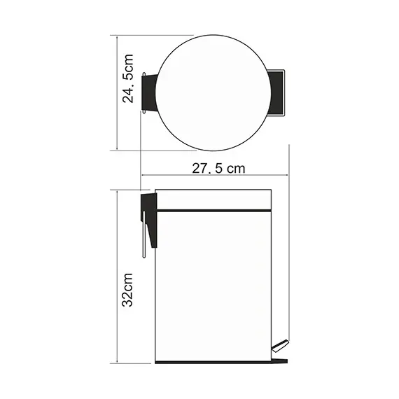 Ведро WasserKRAFT  K-637  7л.
