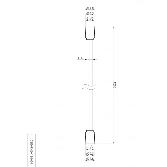Гибкий шланг PVC Cezares