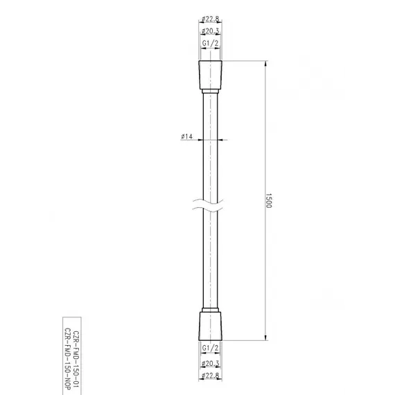 Гибкий шланг PVC Cezares