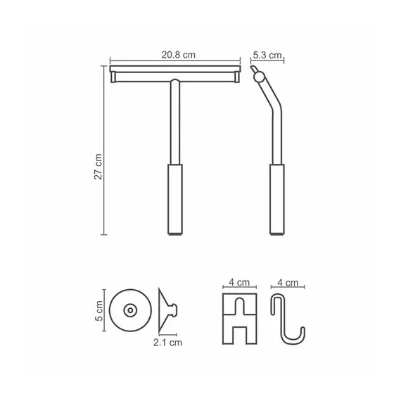 Скребок для душевой кабины WasserKRAFT K-211