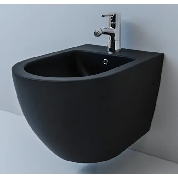 Биде подвесное ESBANO GARCIA черный матовый, 55x37x33 см