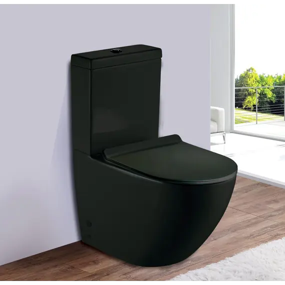 Унитаз напольный ESBANO RIPOLL-С (черный матовый)