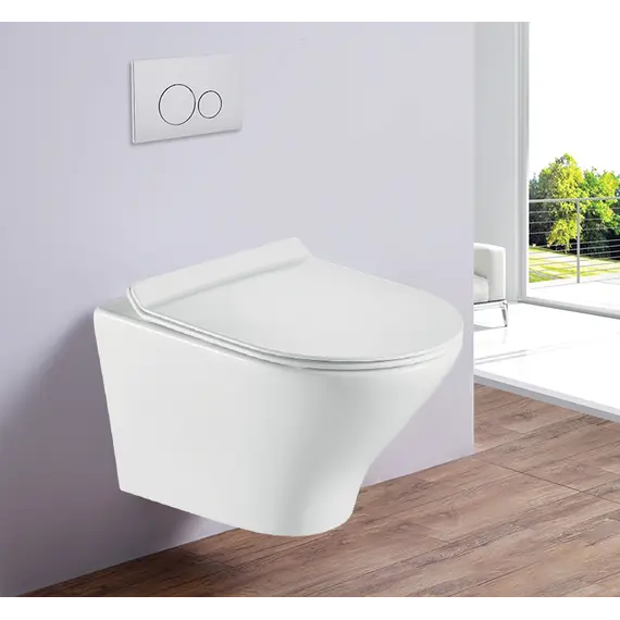 Унитаз подвесной ESBANO ASTER (White) 495x365x315