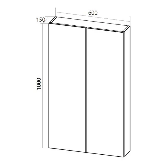 Шкаф подвесной 1Marka Gaula 60