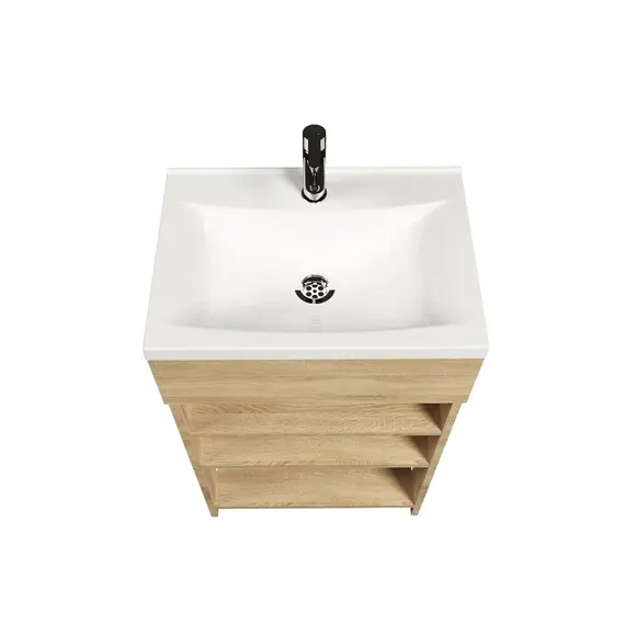 Тумба напольная с раковиной 1Marka Revo с 3 полками