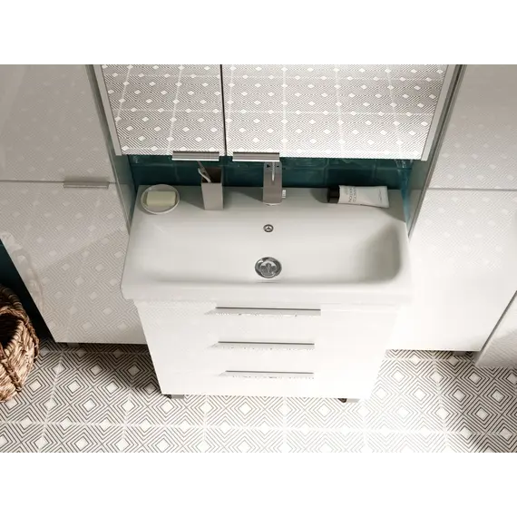 Тумба напольная без  раковины 1Marka Gaula 3 ящика