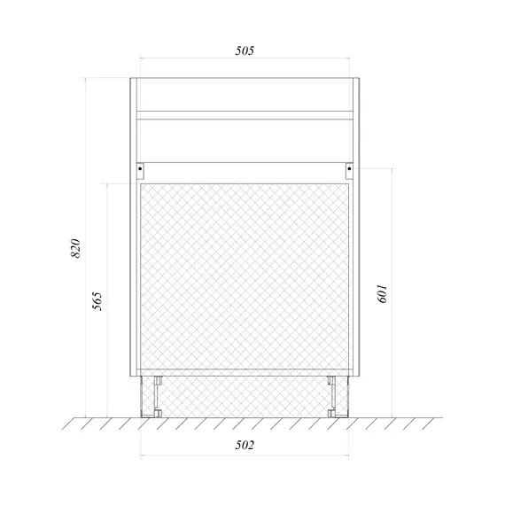 Тумба напольная без раковины 1Marka Кода
