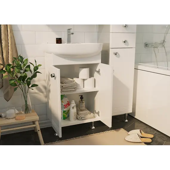 Тумба напольная без  раковины 45/50 1Marka Story с дверцами