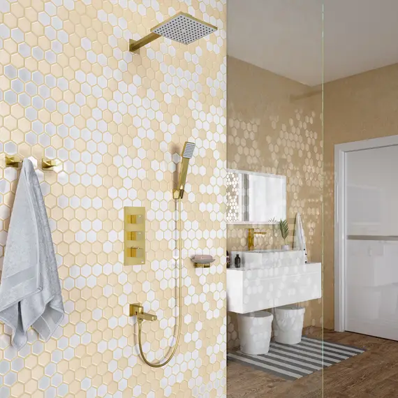 Душевая система встроенная с термостатом Timo Tetra-thermo SX-0199